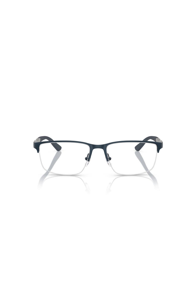 54mm Rectangle optical glasses, Alternate, color, Blue