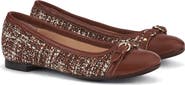 AGL Mae Cap Toe Tweed Ballet Flat