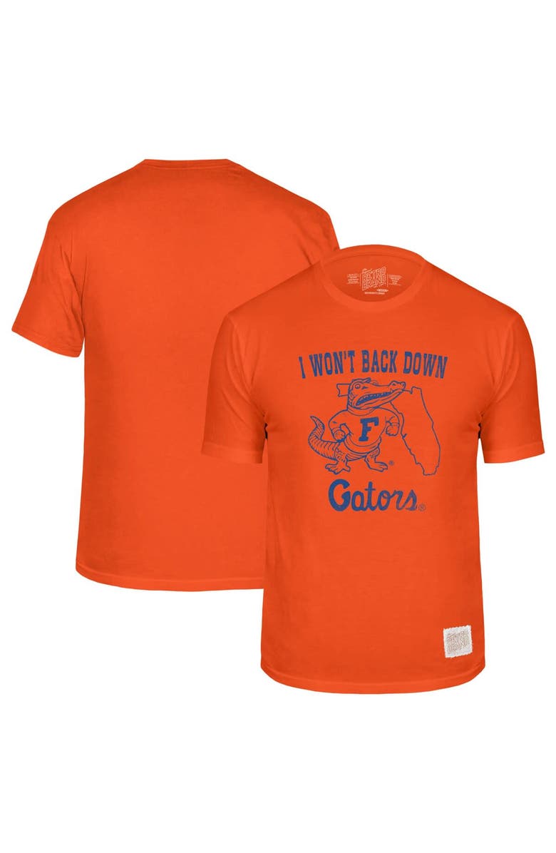 Retro Brand Men's Original Retro Brand Tom Petty Orange Florida Gators Retro T-Shirt, Main, color,