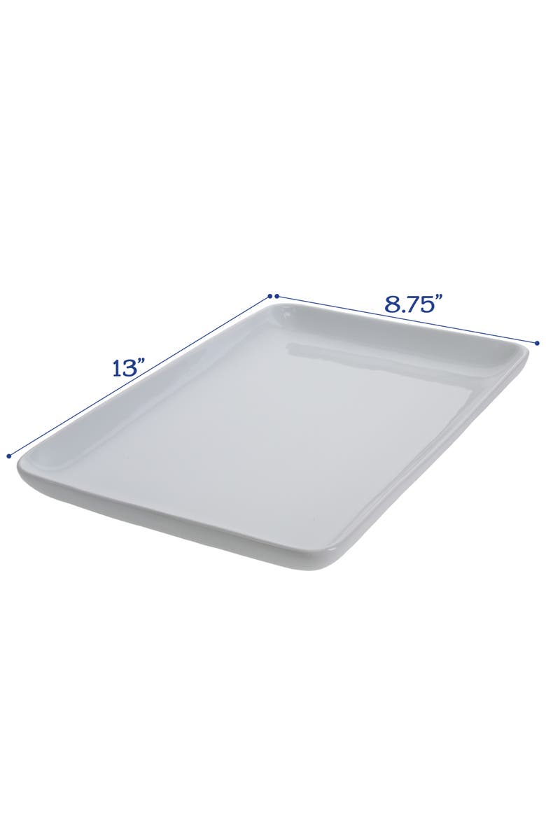 BIA Cordon Bleu Vail 3-Piece Rectangular Platters, Alternate, color, White