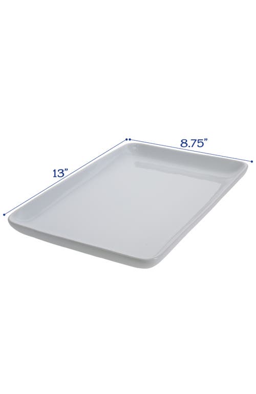 Bia Cordon Bleu Vail 3-piece Rectangular Platters In White