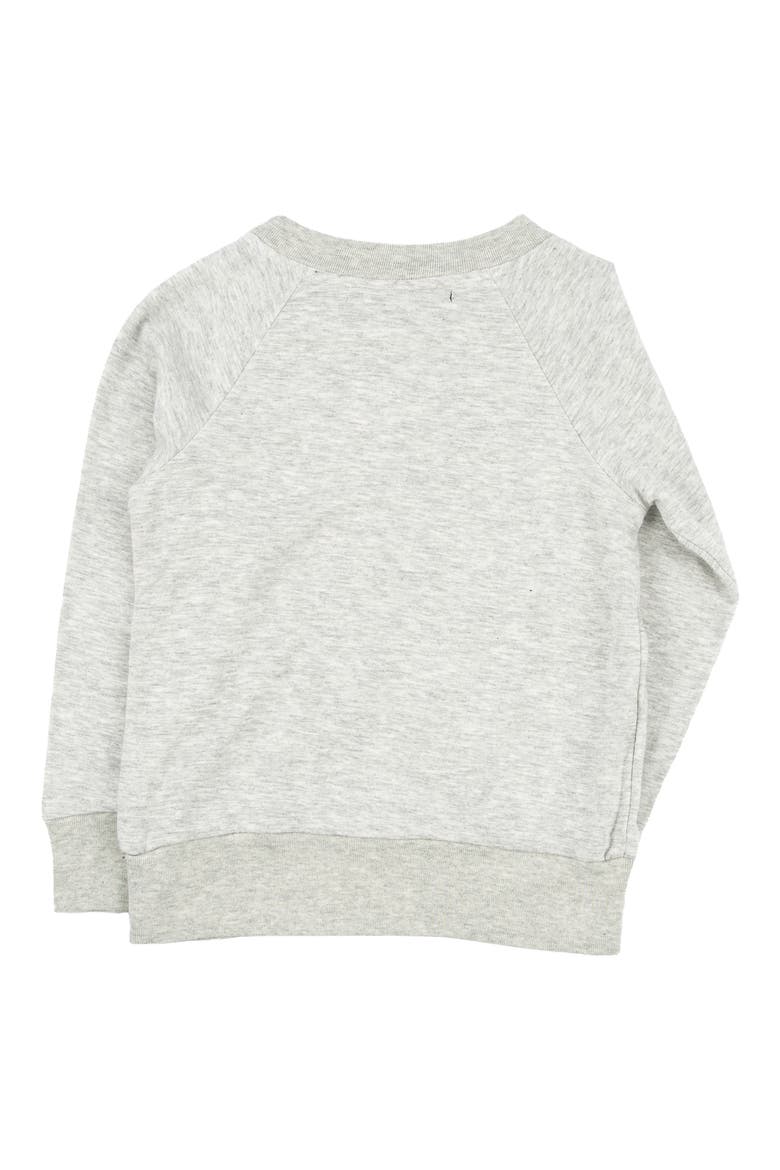 Kids' Iggy French Terry Sweatshirt, Alternate, color, MOON GREY