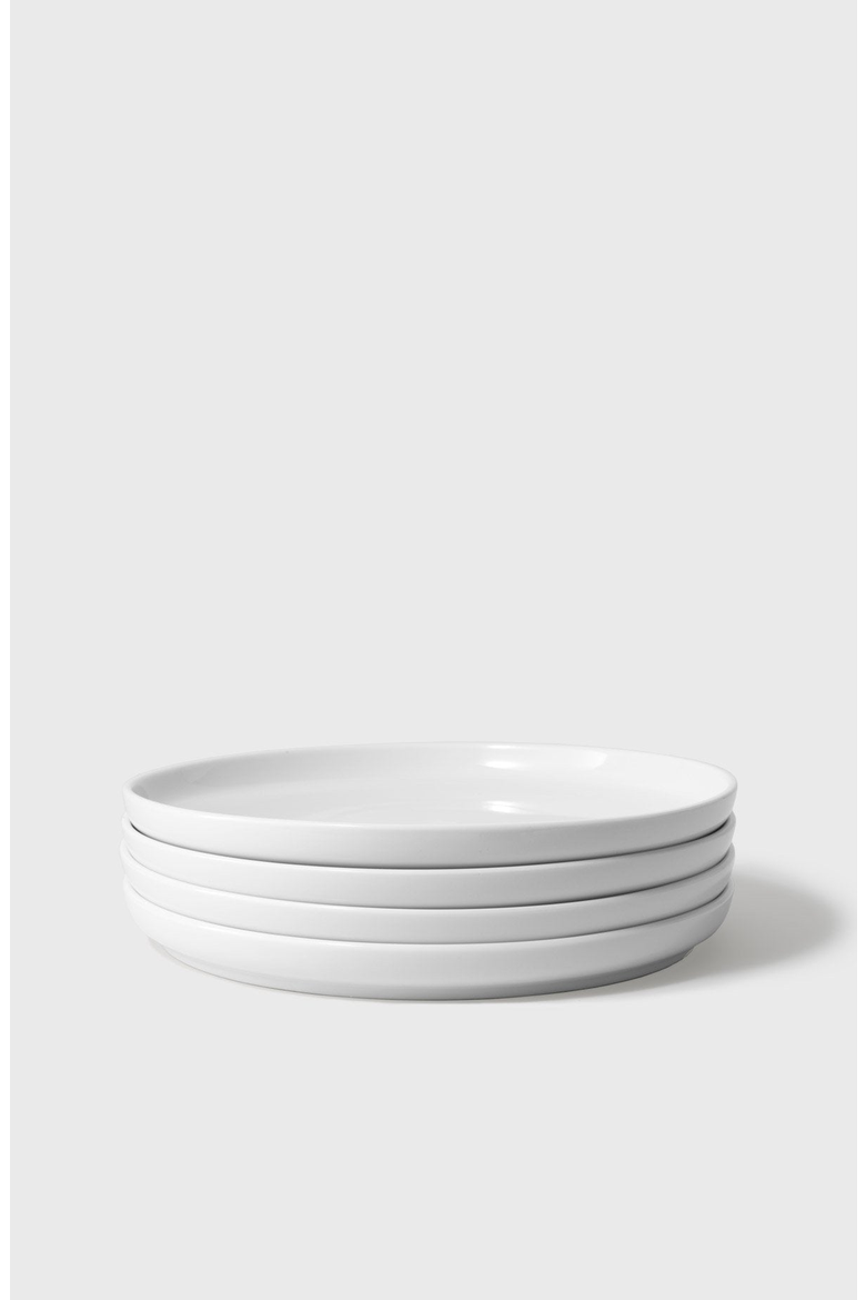 Ceramic Lunch Plates, Main, color, White