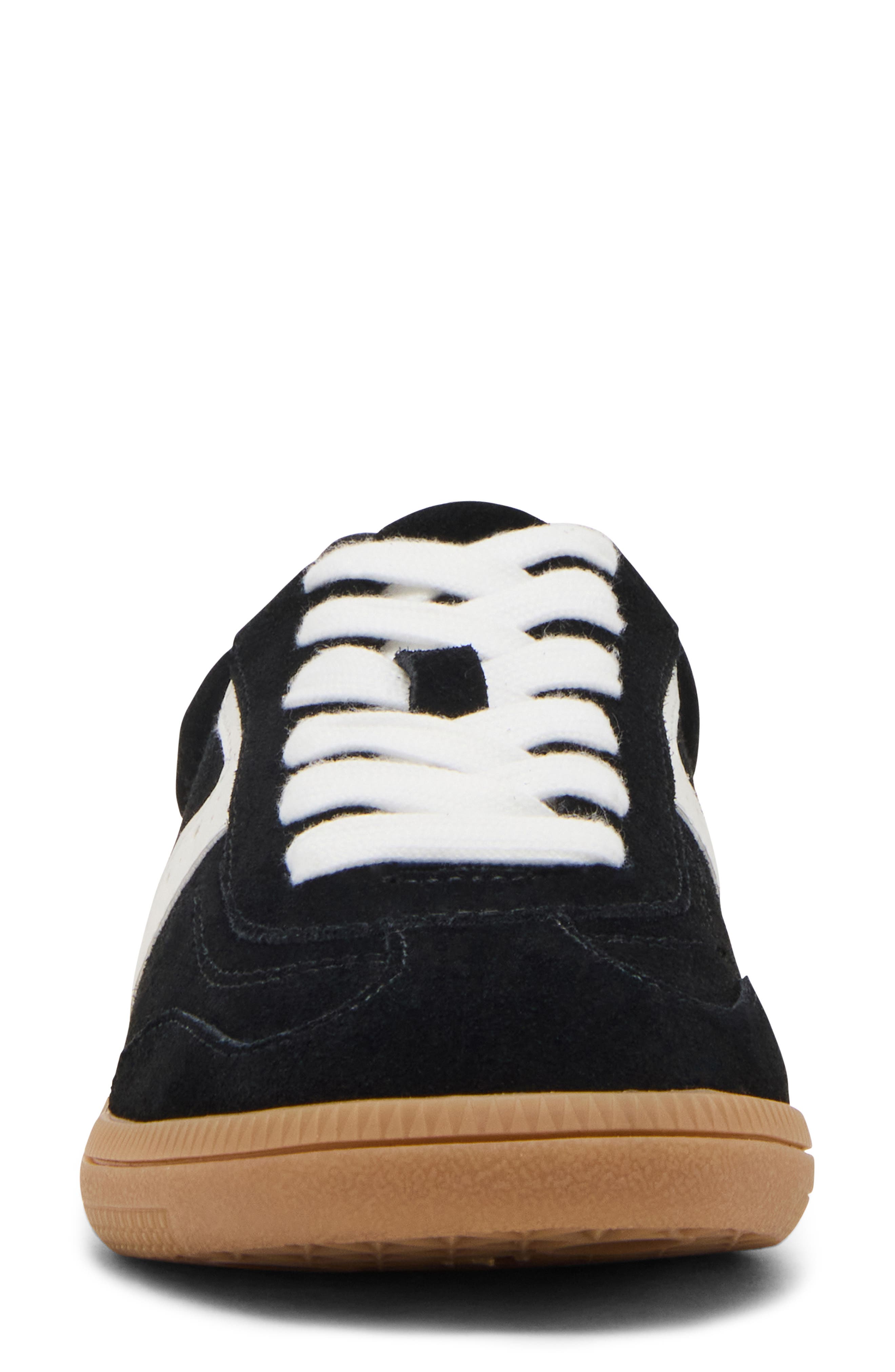 Blondo Remmie Sneaker, Alternate, color, Black Suede