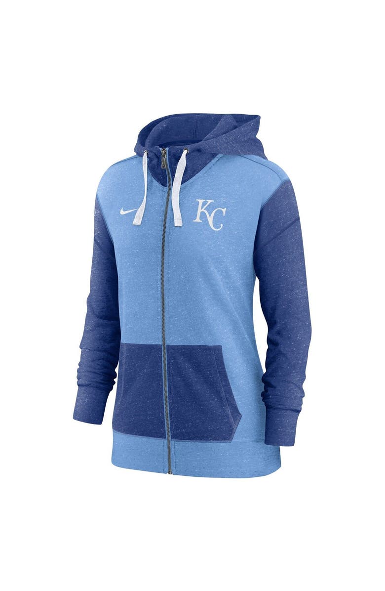 Nike Women's Nike Light Blue Kansas City Royals Full-Zip Hoodie, Alternate, color, Light Blue
