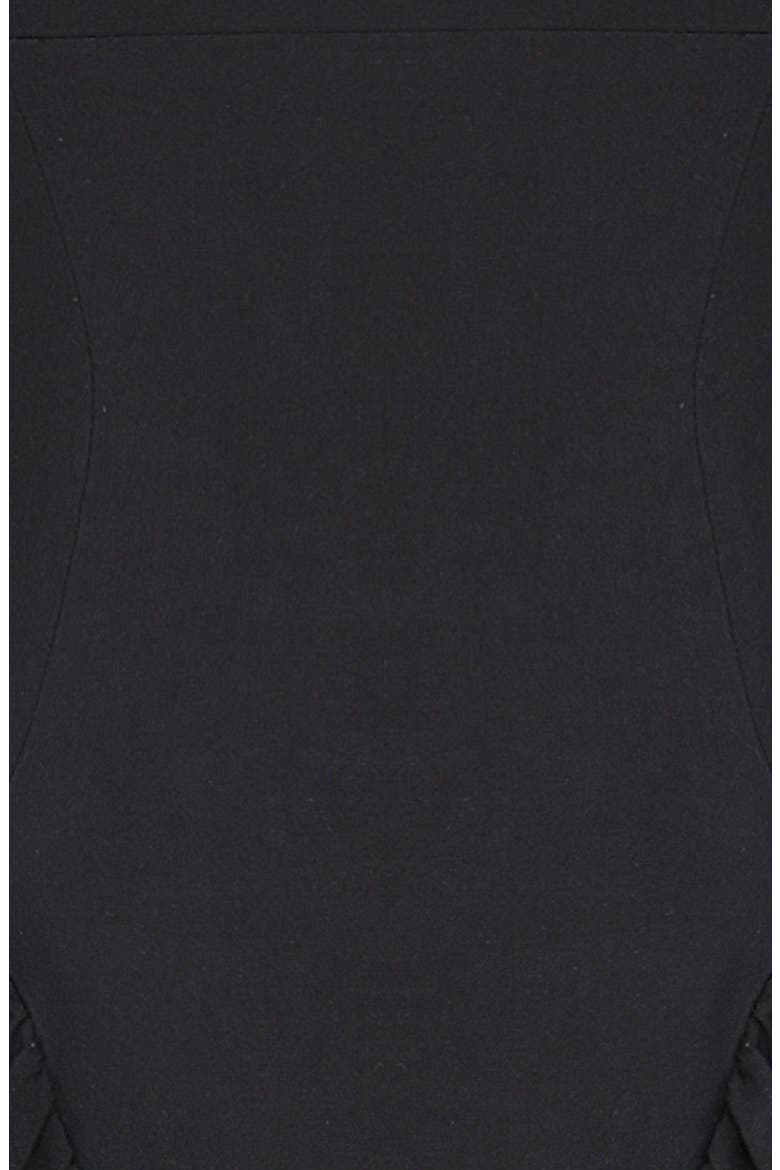 Florianne Low Back Minidress, Alternate, color, BLACK