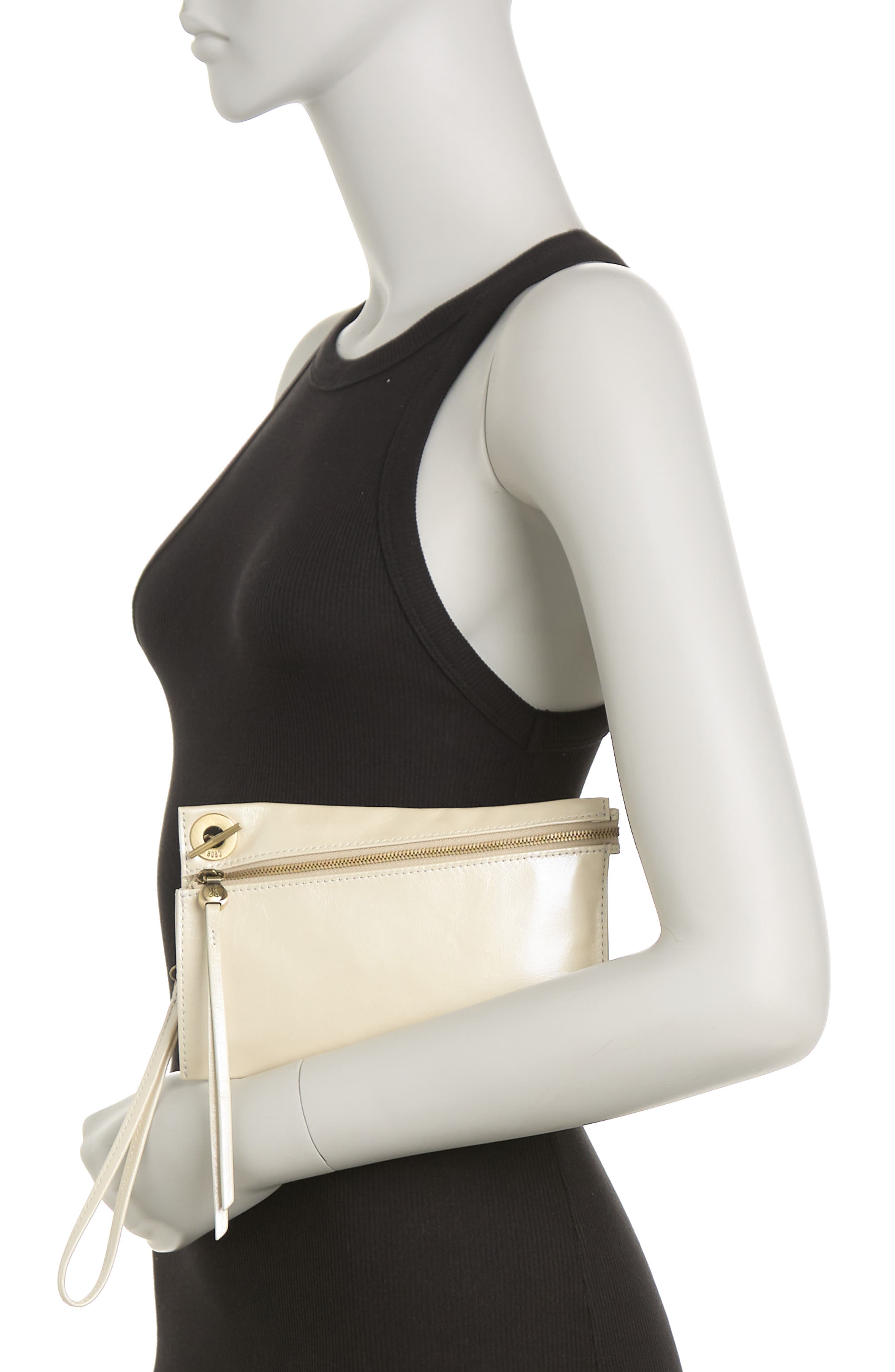 Link Clutch Wallet, Alternate, color, PEARLED IVORY