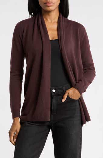 Cashmere Open Cardigan