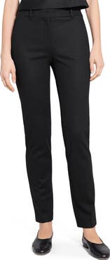 Theory Slim Fit Wool Blend Pants