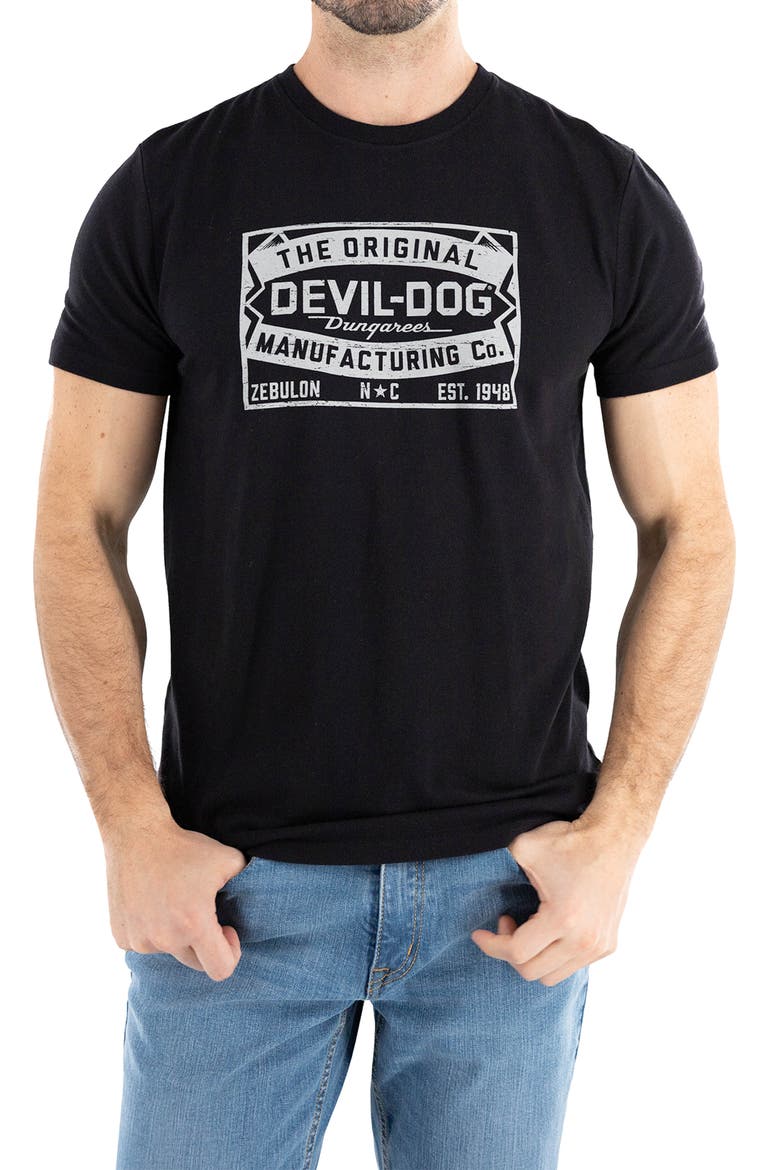 Patch Graphic T-Shirt, Main, color, BLACK