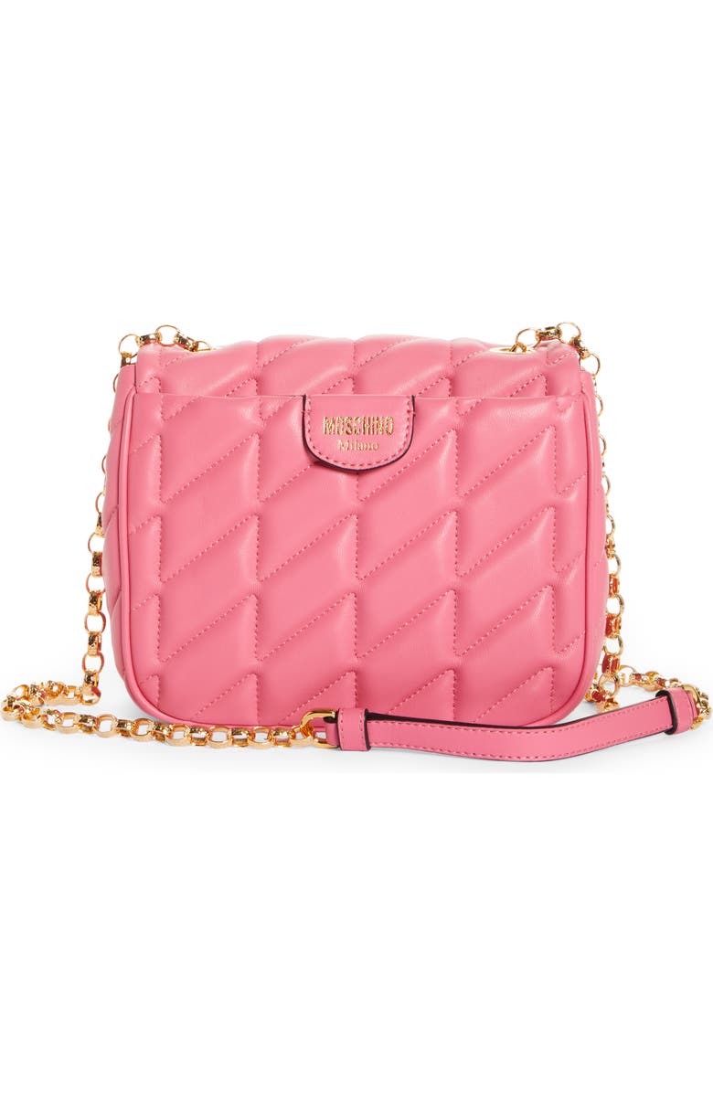 Moschino x Smiley<sup>®</sup> Double Smiley Quilted Crossbody Bag, Alternate, color,