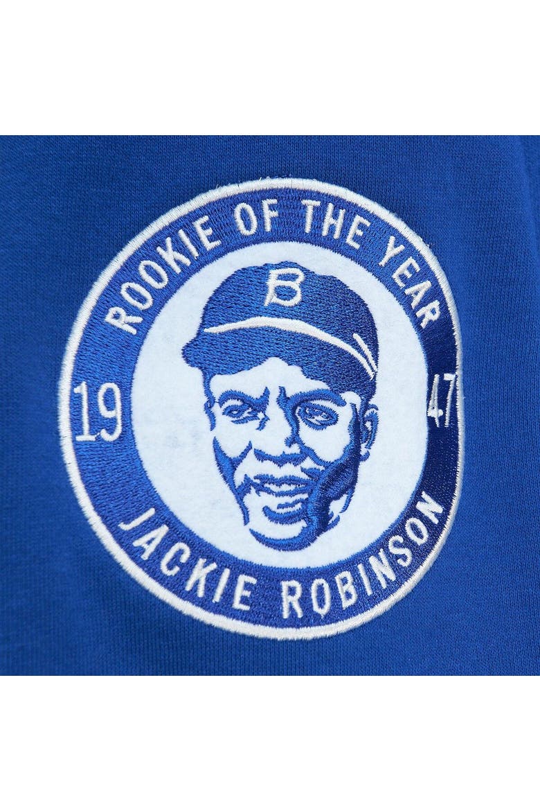 Men's Mitchell & Ness Jackie Robinson Royal Brooklyn Dodgers Cooperstown Collection Legends Fleece Pullover Hoodie, Alternate, color, Royal
