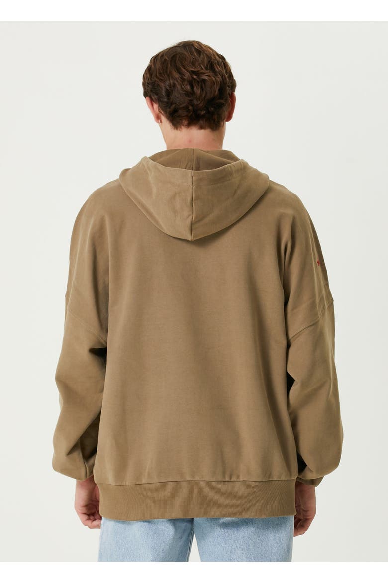 Cotton  Hoodie, Alternate, color, Brown
