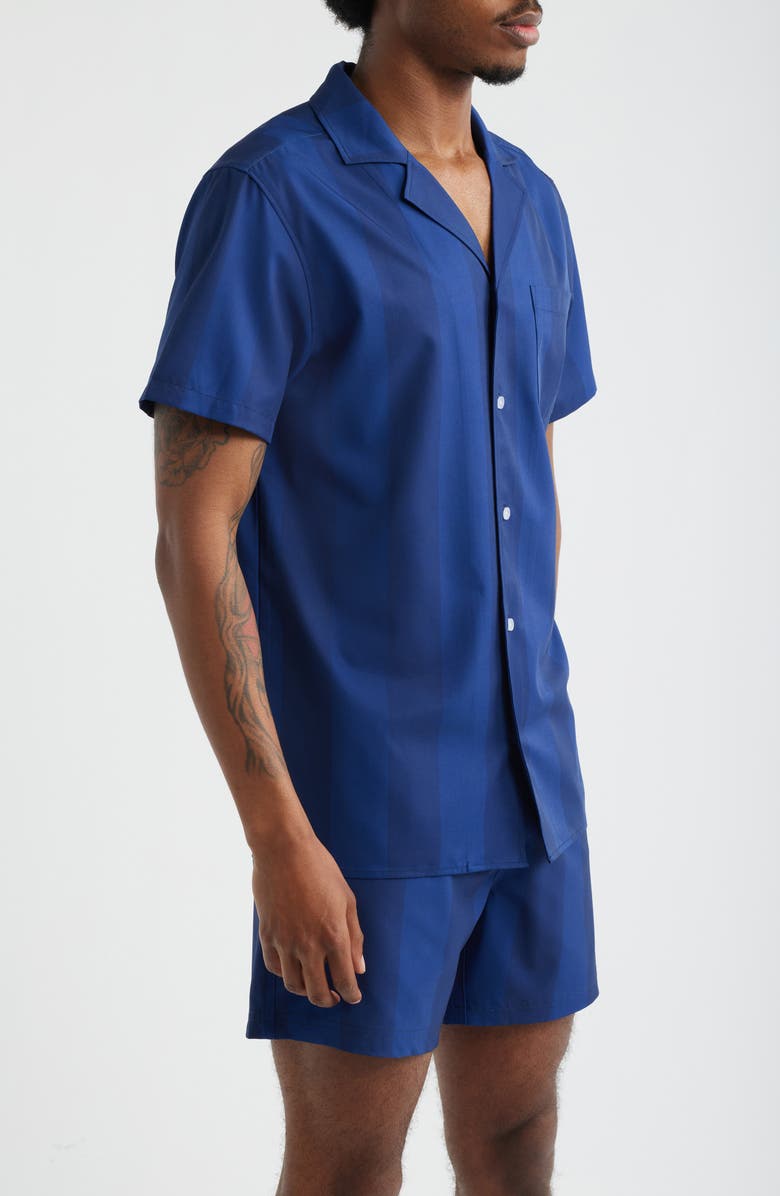 MAVRANS Navy Tonal Weekend Camp Shirt, Alternate, color, 