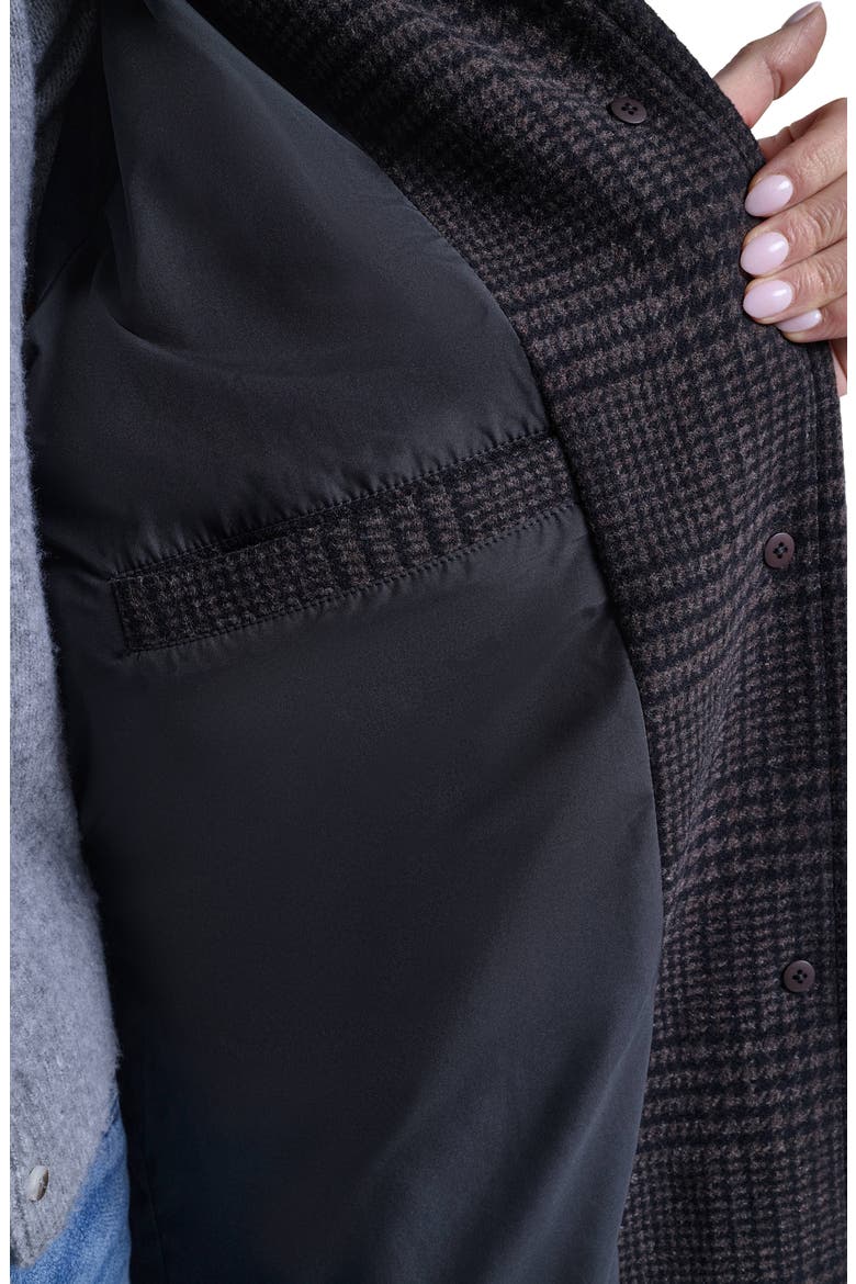 Mac Coat, Alternate, color, BROWN/ BLACK HOUNDSTOOTH