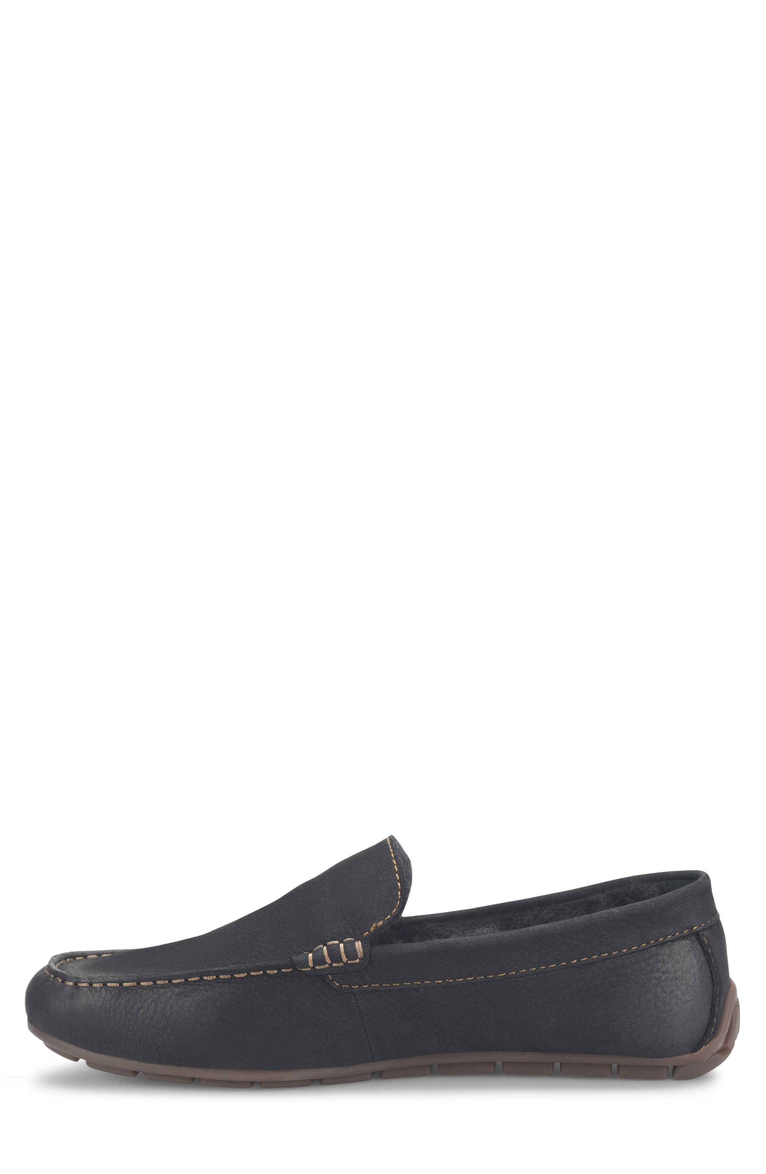 Børn Allan Genuine Shearling Moc Slipper, Alternate, color, 