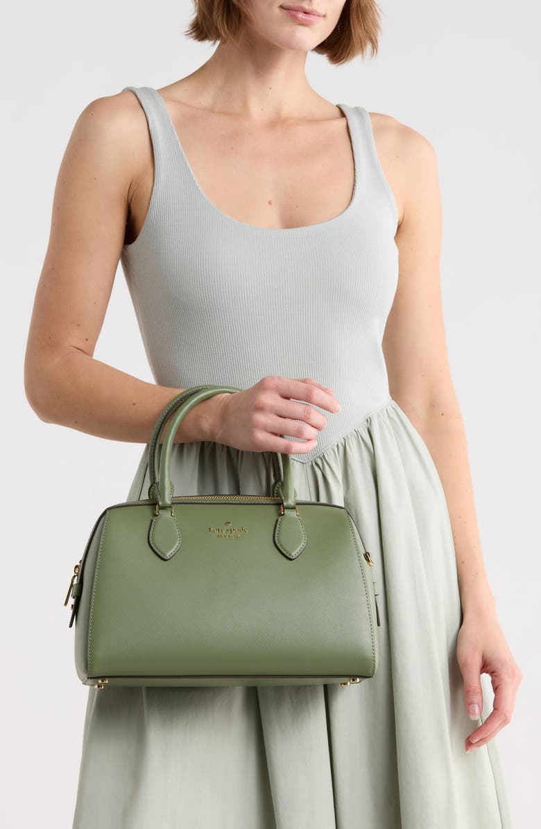 Kate Spade New York madison large dolly duffle crossbody bag, Alternate, color, Cedar Stand