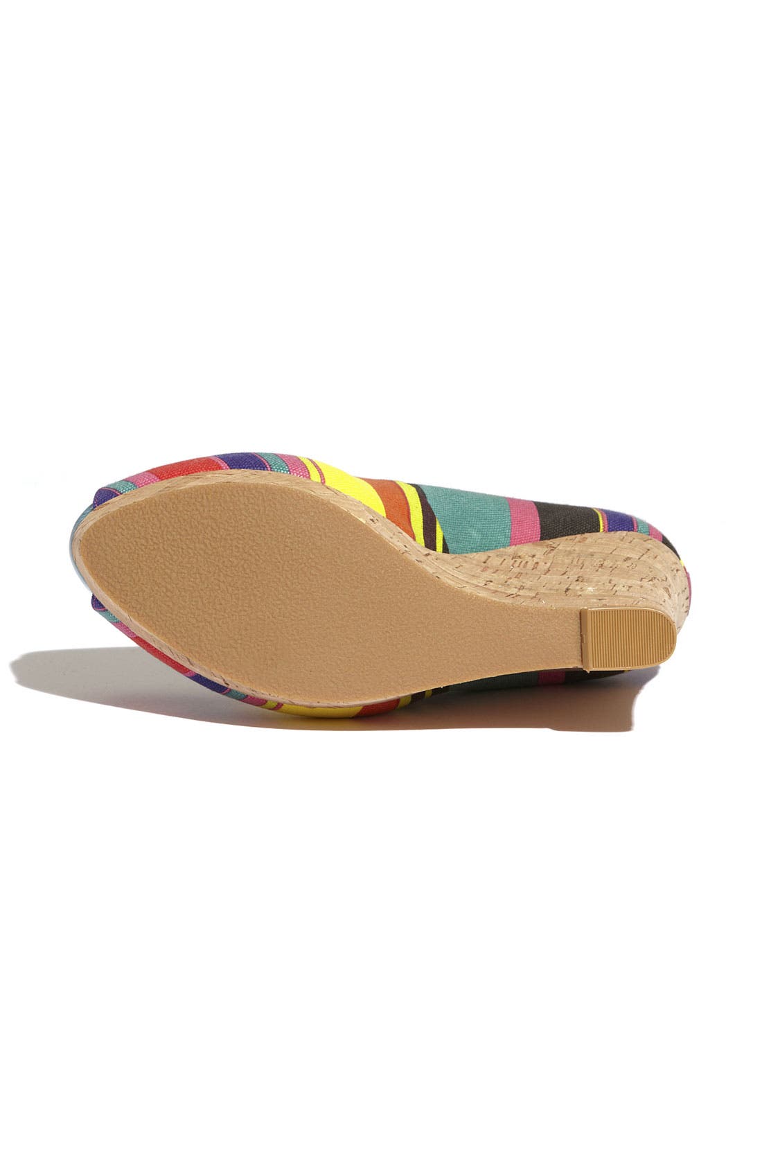 'Linger' Wedge, Alternate, color, FLAMINGO MULTI