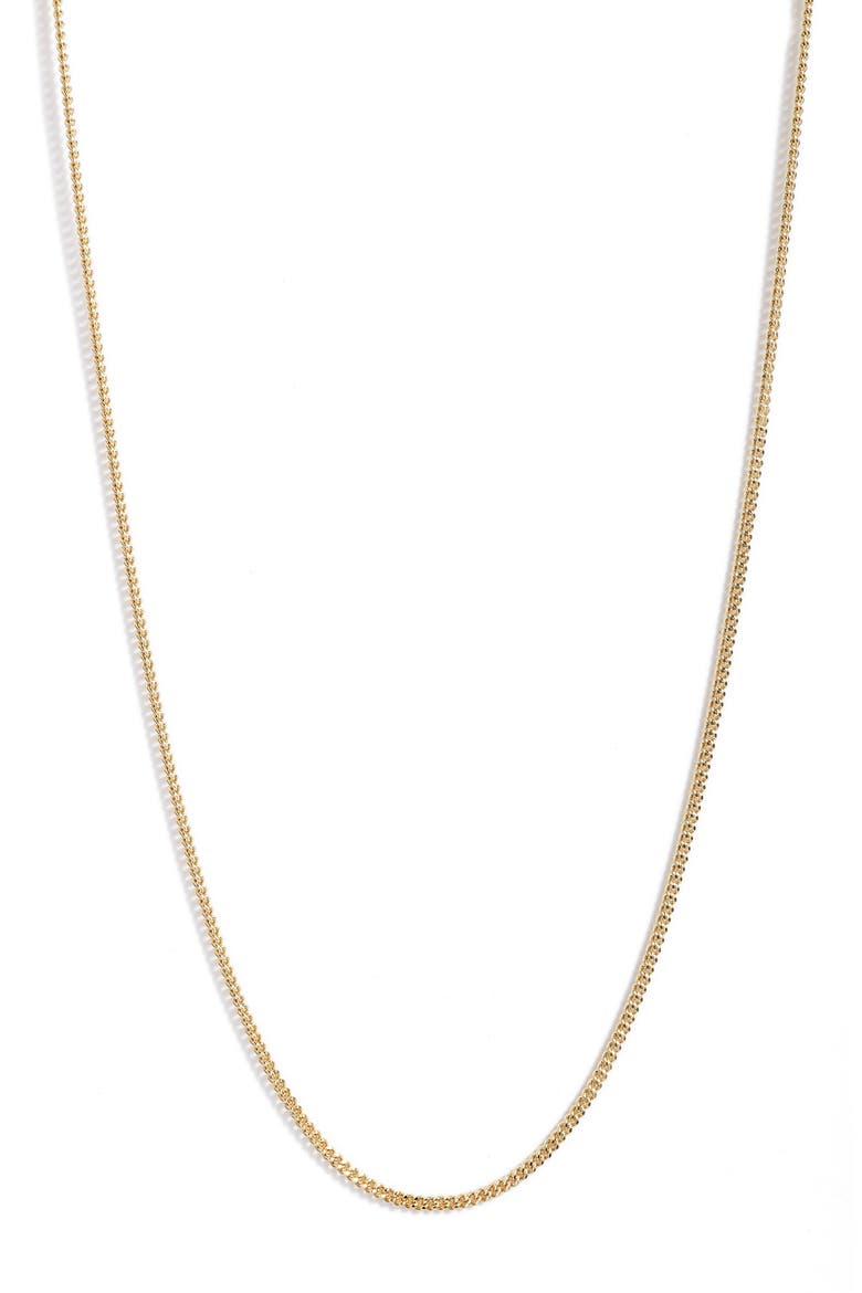 Cuban Chain Necklace, Main, color, GOLD