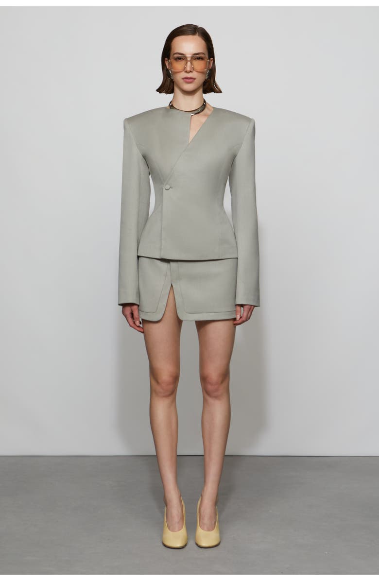 Et Ochs Smith Suiting Skirt, Main, color, Dove