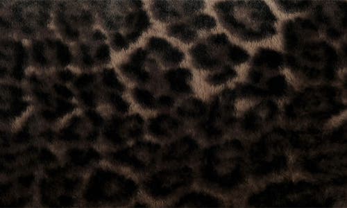 Apparis Cicly Leopard Faux Fur Accent Pillow In Animal Print