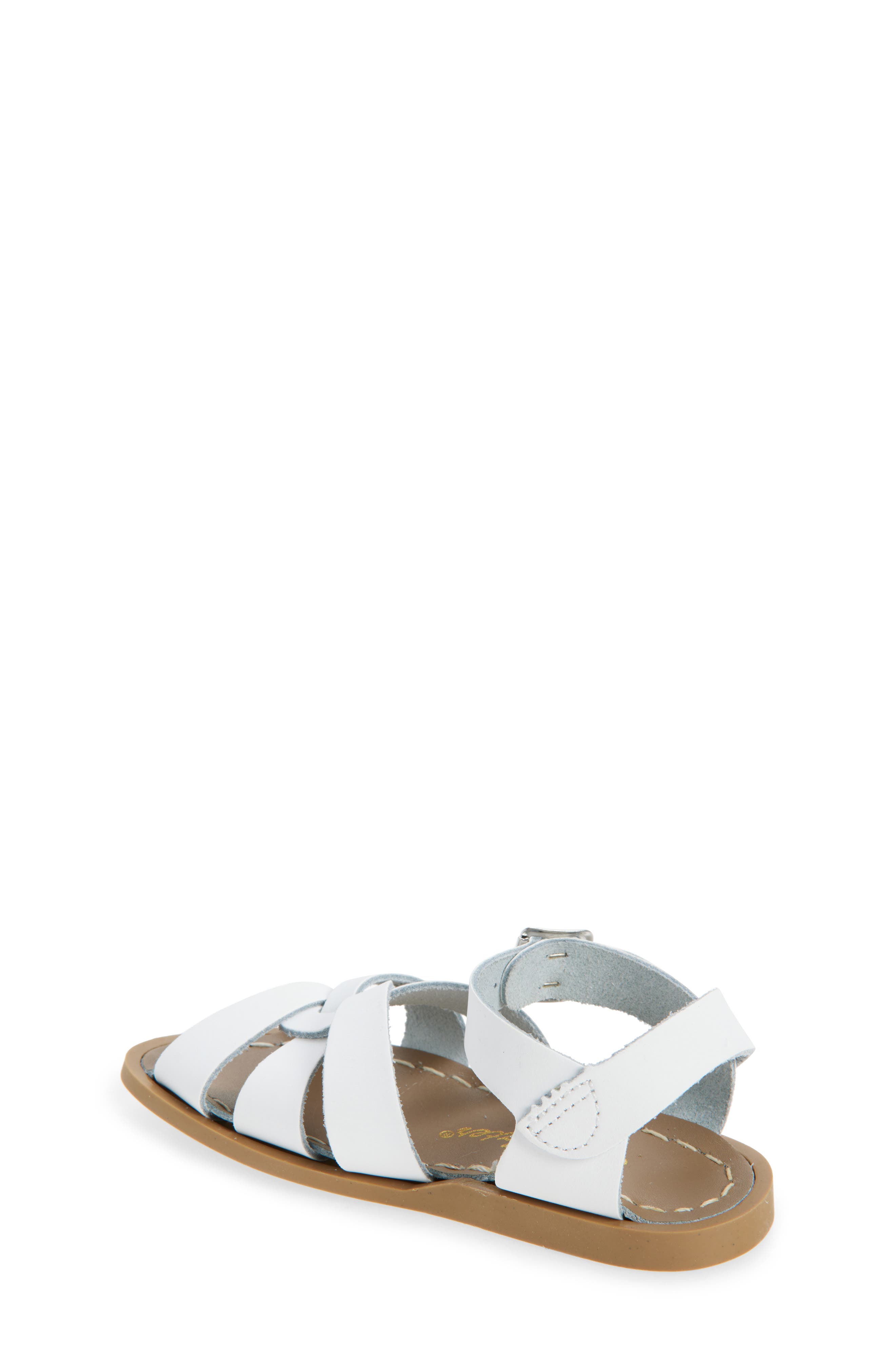 Salt Water Sandals by Hoy Kids' Salt Water Ankle Strap Sandal, Alternate, color, White