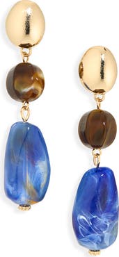 Cara Linear Drop Earrings