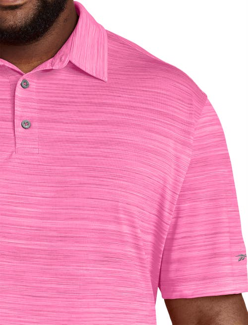 REEBOK REEBOK BIG & TALL PERFORMANCE SPACE-DYED POLO SHIRT