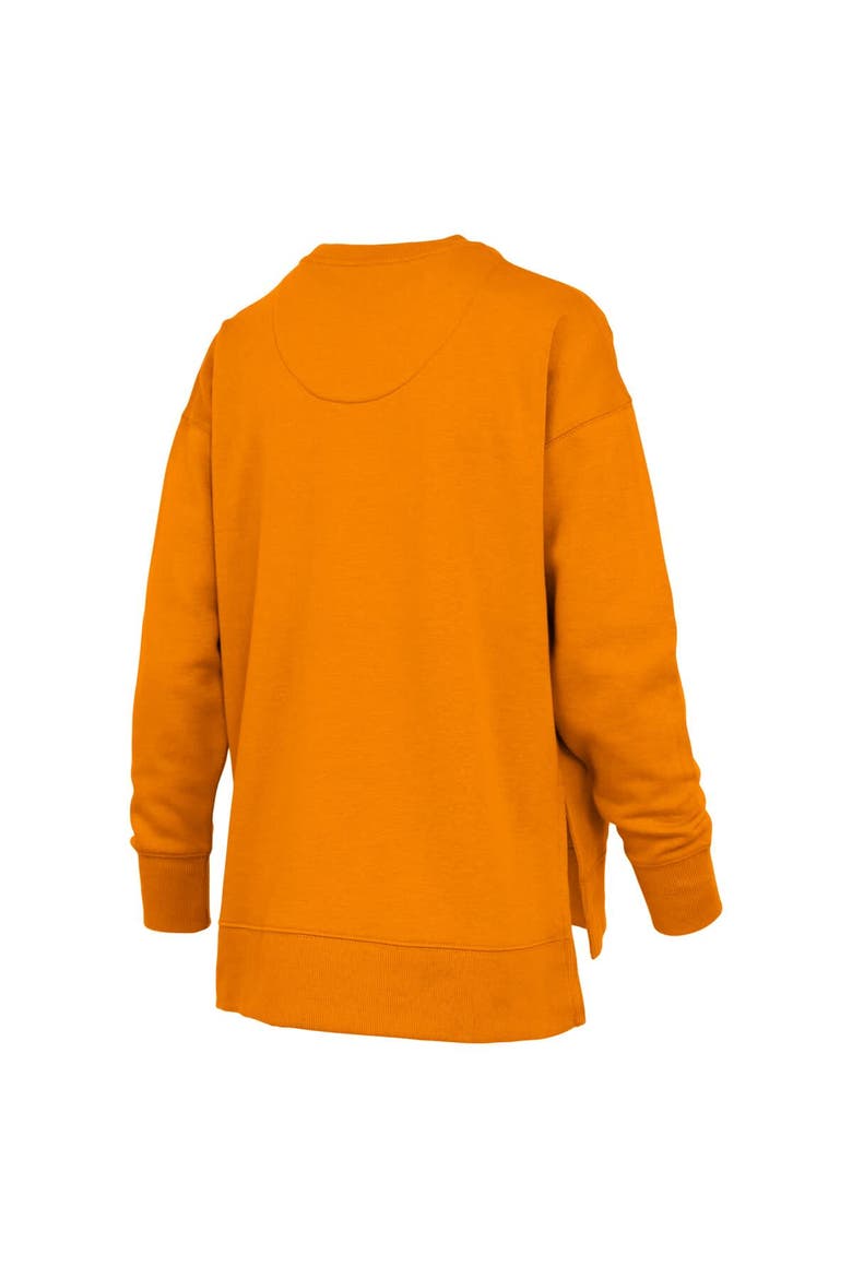 Women's Pressbox Tennessee Orange Tennessee Volunteers Bonanza Chenille Harper Script Sweatshirt, Alternate, color, Tennessee Orange