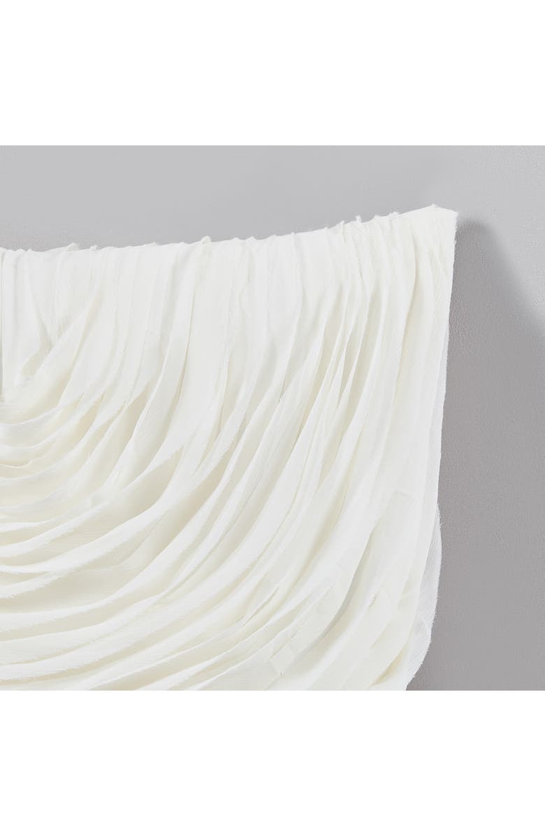 Chuks Collins x Lush Decor Veils Pillow Cover, Alternate, color, Cream