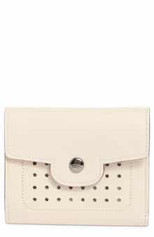 Longchamp Leather Flap Card Case