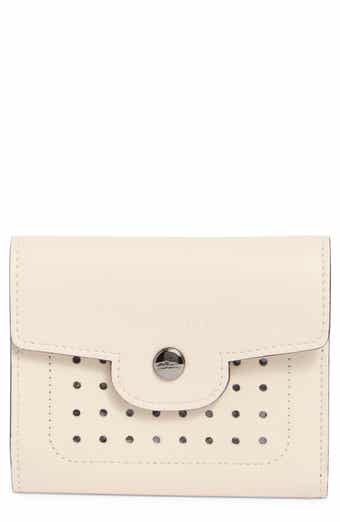 Longchamp Leather Flap Card Case