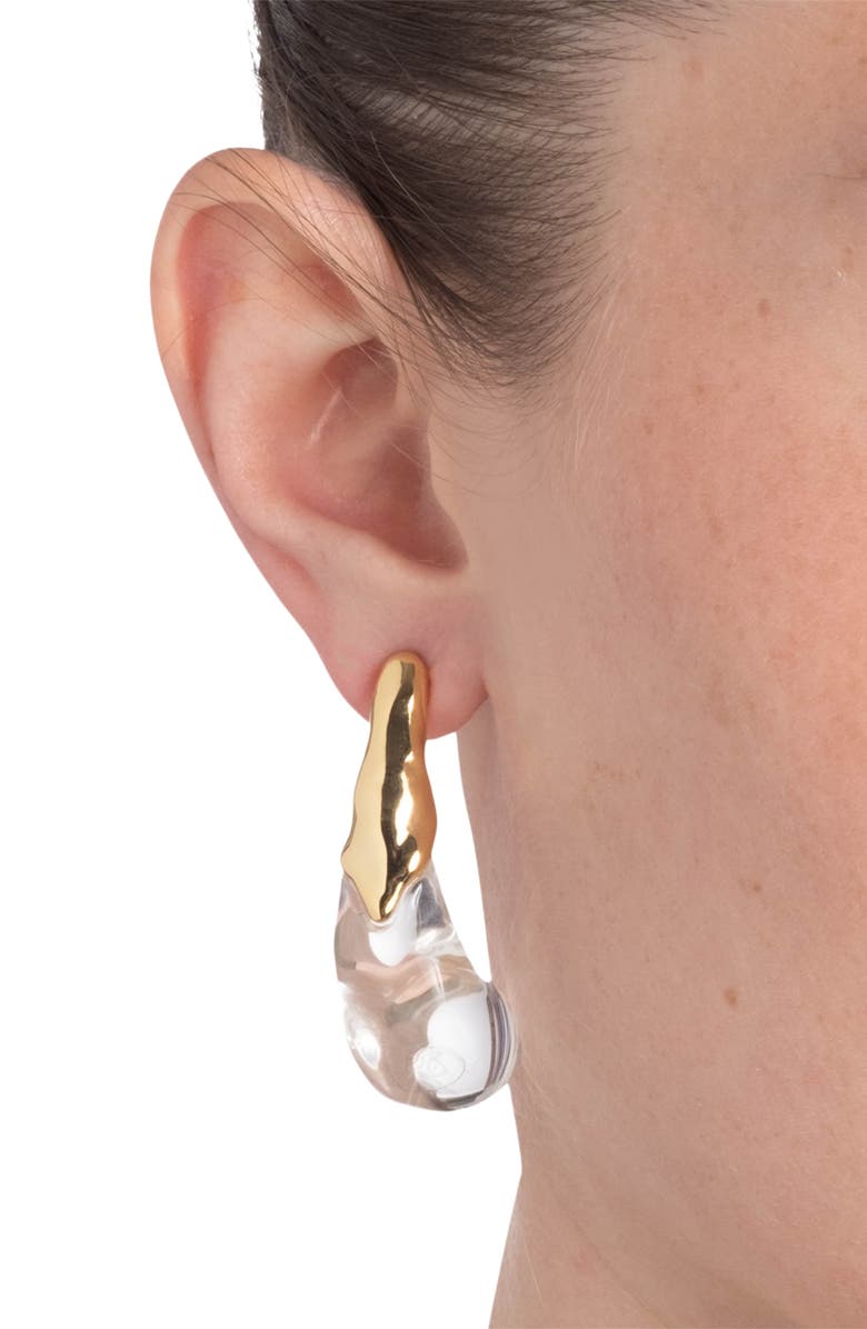 Alexis Bittar Liquid Lucite<sup>®</sup> Arched Drop Earrings, Alternate, color, 