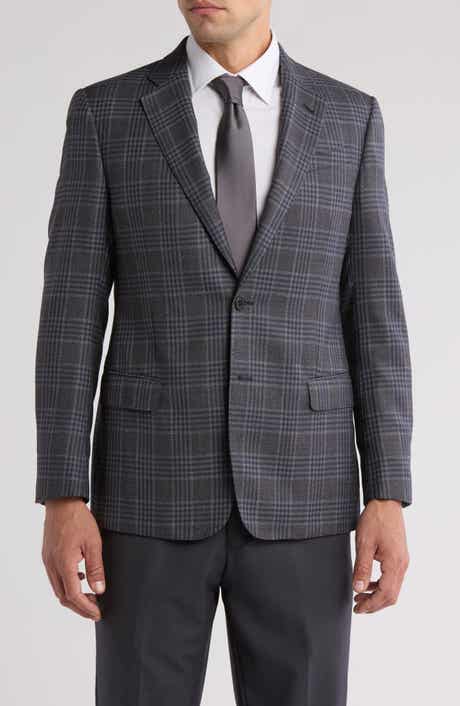 Armani Collezioni Plaid Virgin Wool & Silk Blazer
