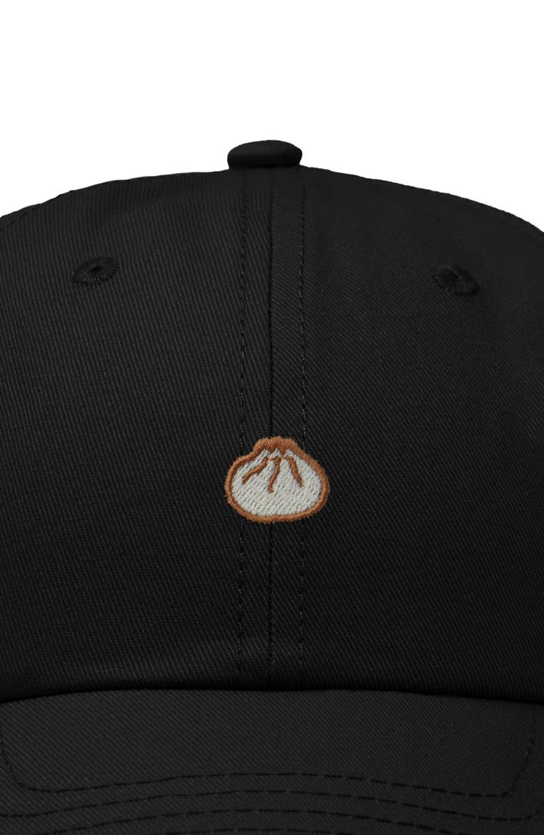 Dalix Dumpling Dad Cap, Alternate, color, Black