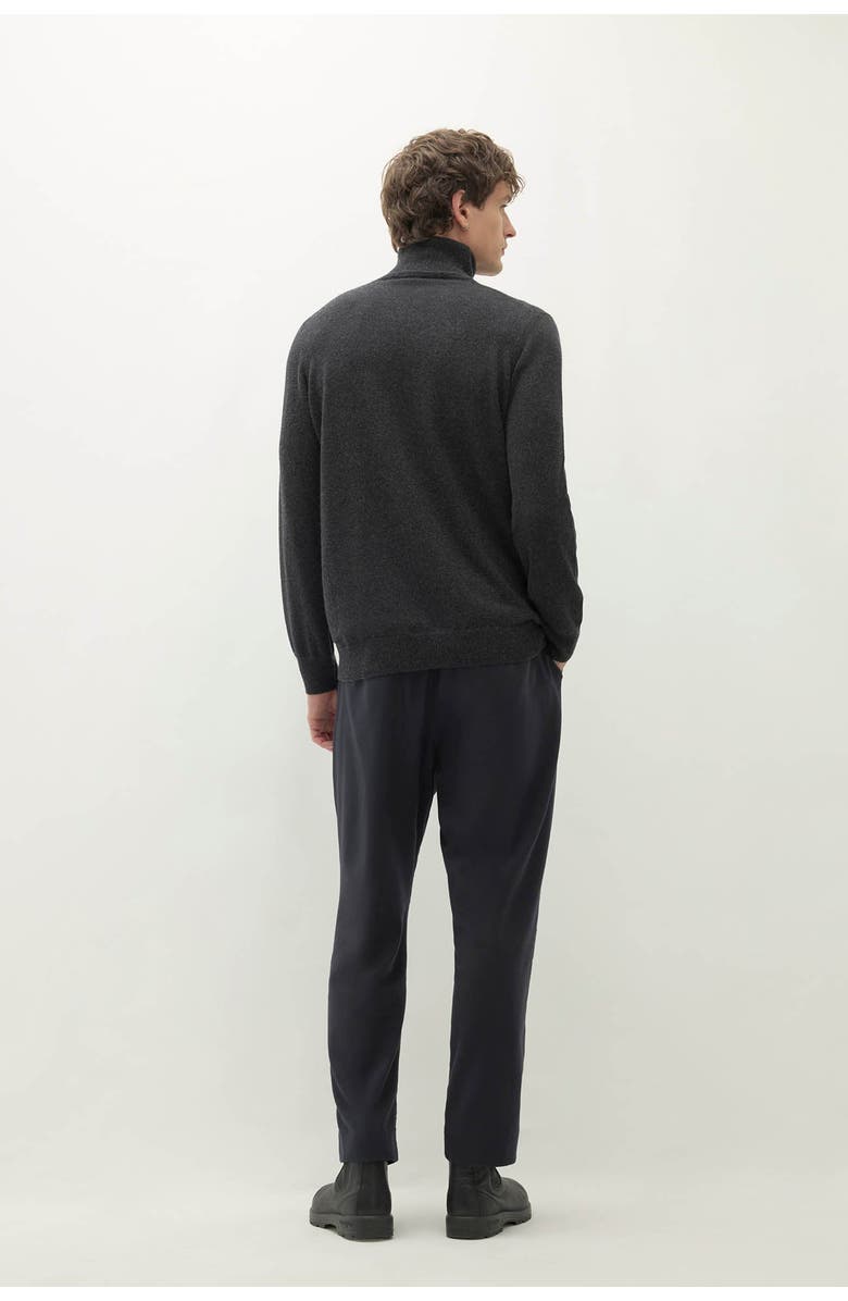 NAKED CASHMERE Nicholo Cashmere Turtleneck, Alternate, color, Charcoal