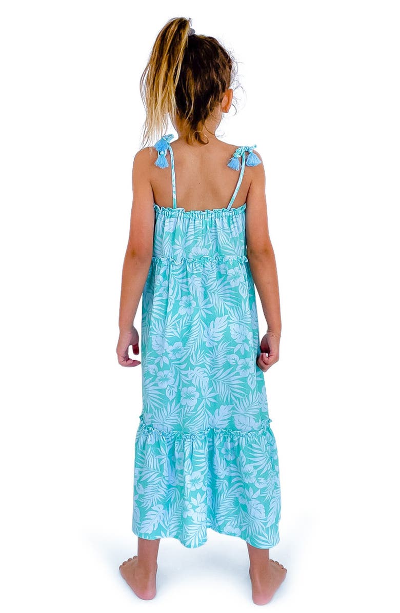 Feather 4 Arrow Kids' Solstice Tropical Print Cotton Sundress, Alternate, color,