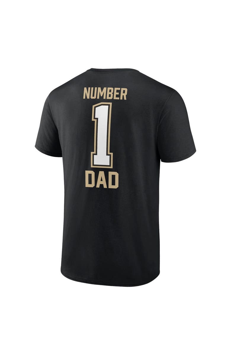 FANATICS Men's Fanatics Branded Black New Orleans Saints Father's Day T-Shirt, Alternate, color, Black