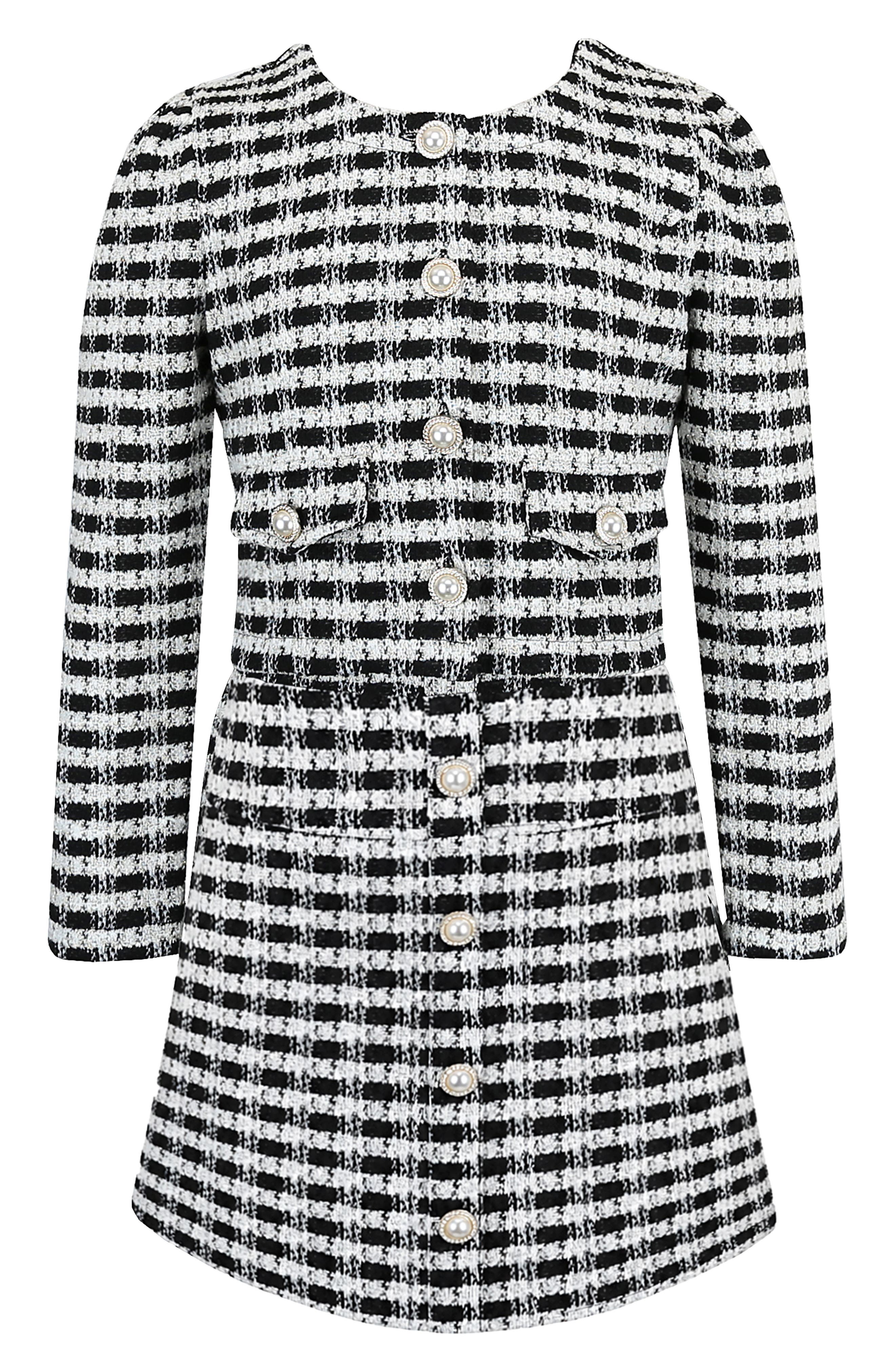 Kids' 2-Piece Boucle Dress and Jacket Set