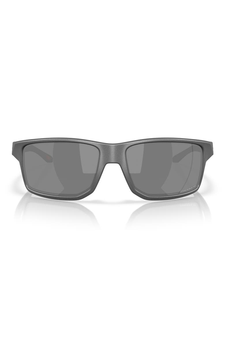 Gibston XL 62mm Rectangular Sunglasses, Main, color, BLACK GREY
