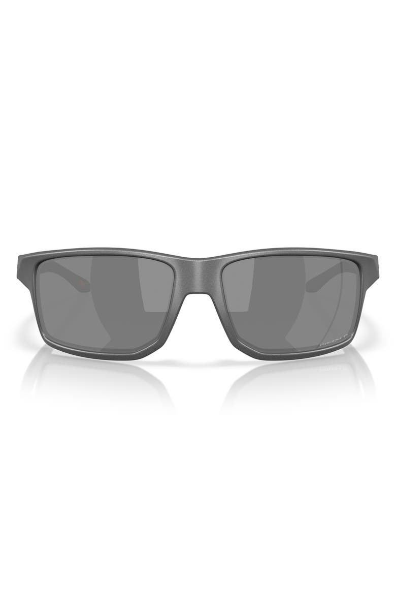 Oakley Gibston XL 62mm Rectangular Sunglasses, Main, color, Black Grey