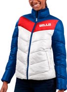 G-III 4HER BY CARL BANKS Women's G-III 4Her by Carl Banks  White/Royal Buffalo Bills New Star Quilted Full-Zip Jacket