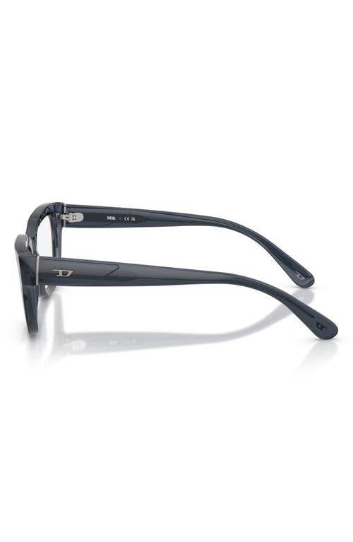 Diesel ® 52mm Rectangular Optical Glasses
