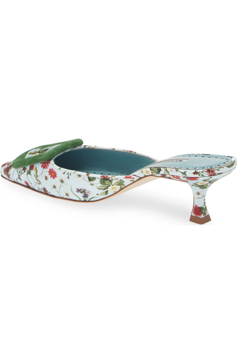 Manolo Blahnik Maysalebi Buckle Pointed Toe Mule, Alternate, color,