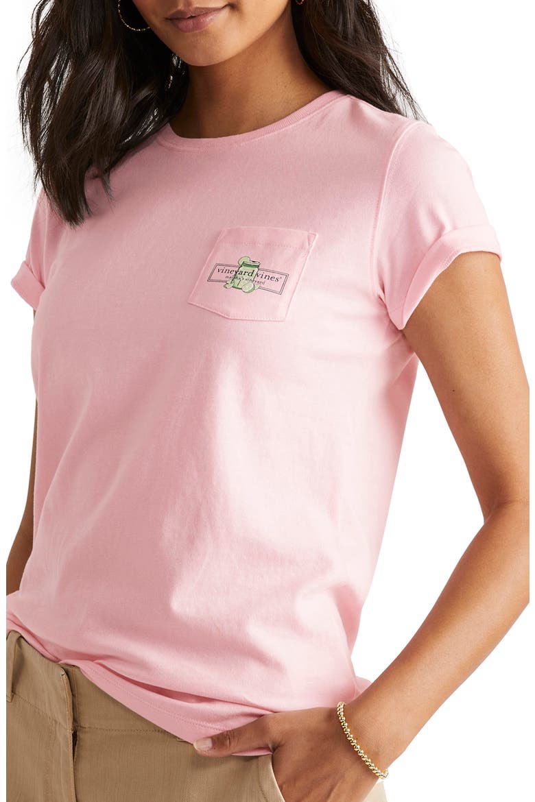 Margarita Cotton Graphic T-Shirt, Main, color, FLAMINGO