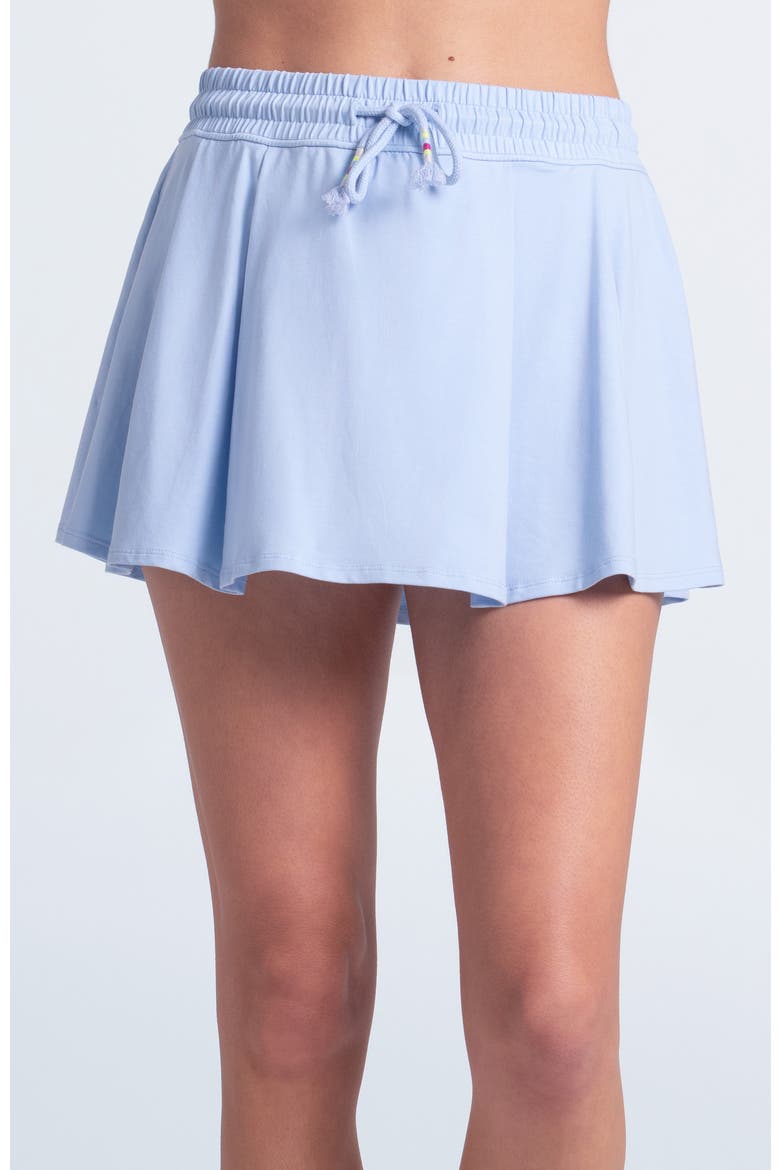 Womens' Pima Skirt, Main, color, Crystal Blue