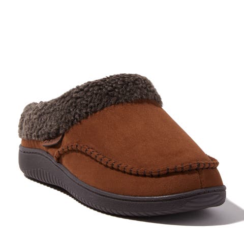 Marshall Microsuede Moccasin Toe Clog Slipper (Men)