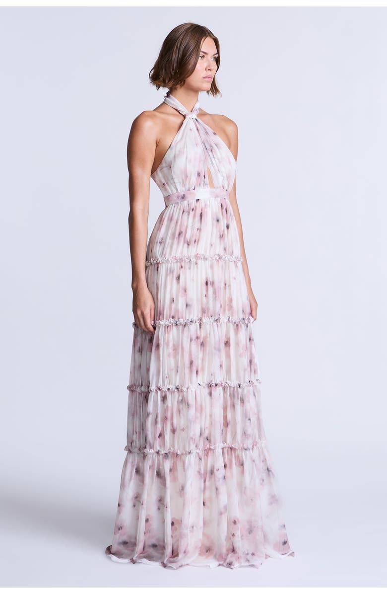 BCBG Maxazria Sabrina Dress, Alternate, color, Bouquet Print Ash Purple