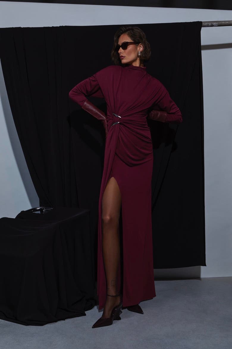 Remington Gown, Alternate, color, Ox Blood