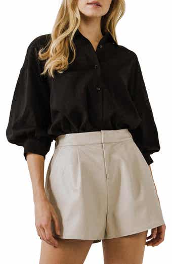 English Factory Balloon Sleeve Button-Up Shirt